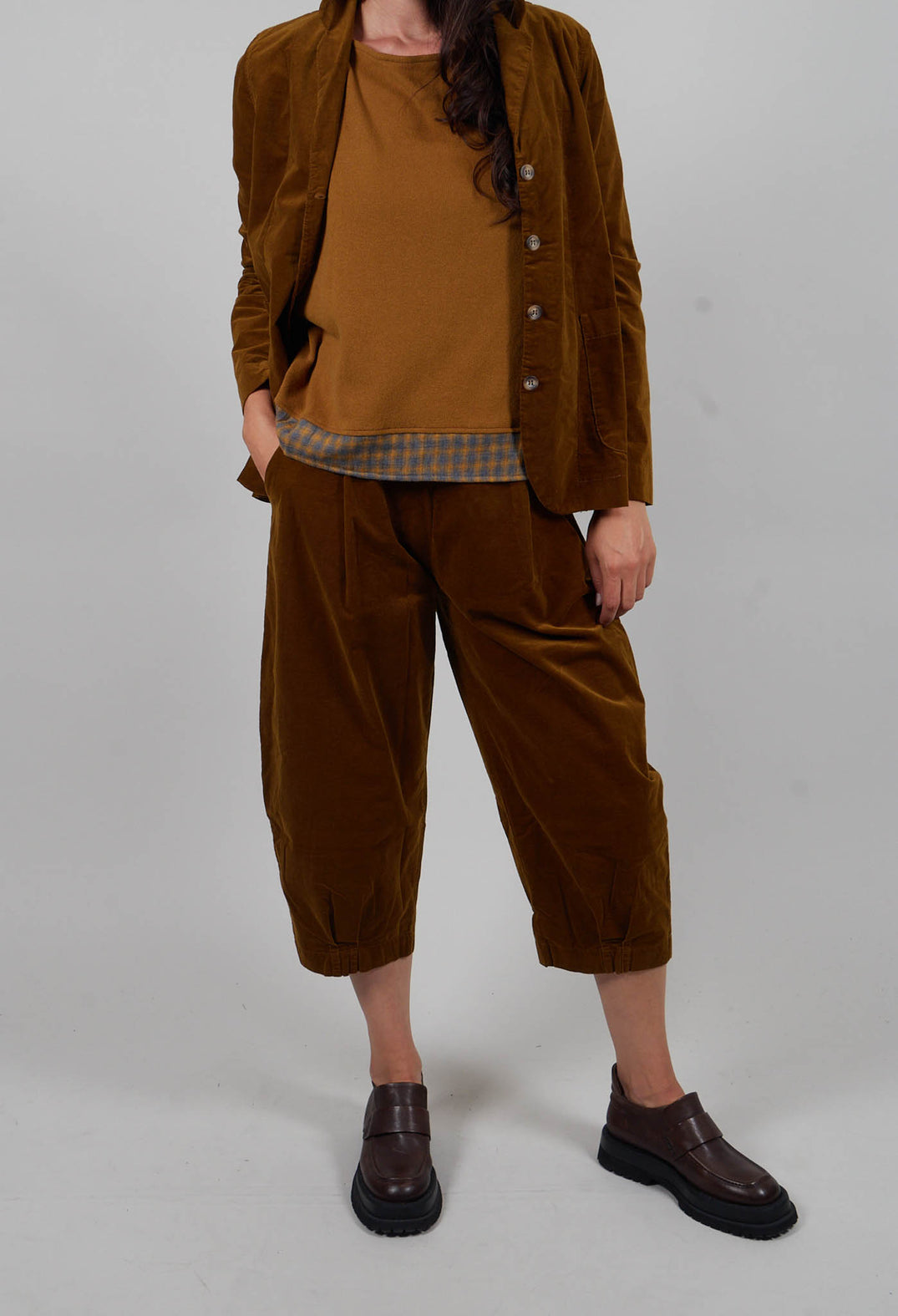 Bianco V Trousers in Caramello
