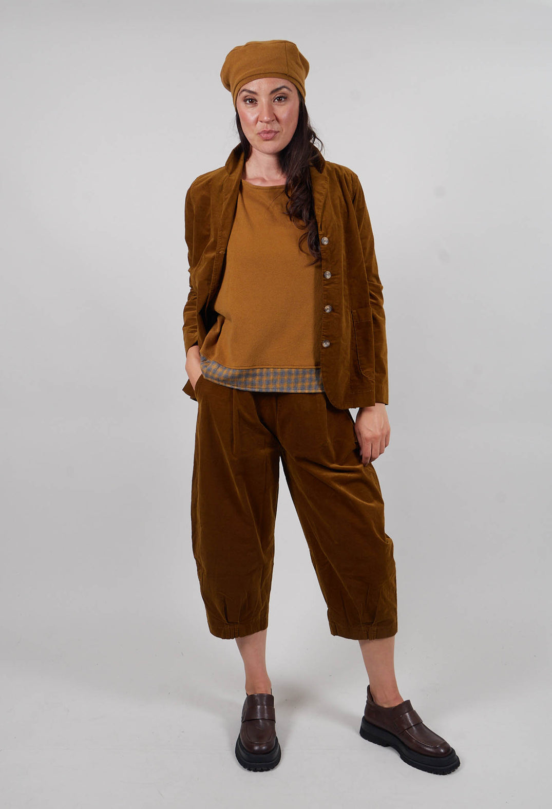 Bianco V Trousers in Caramello