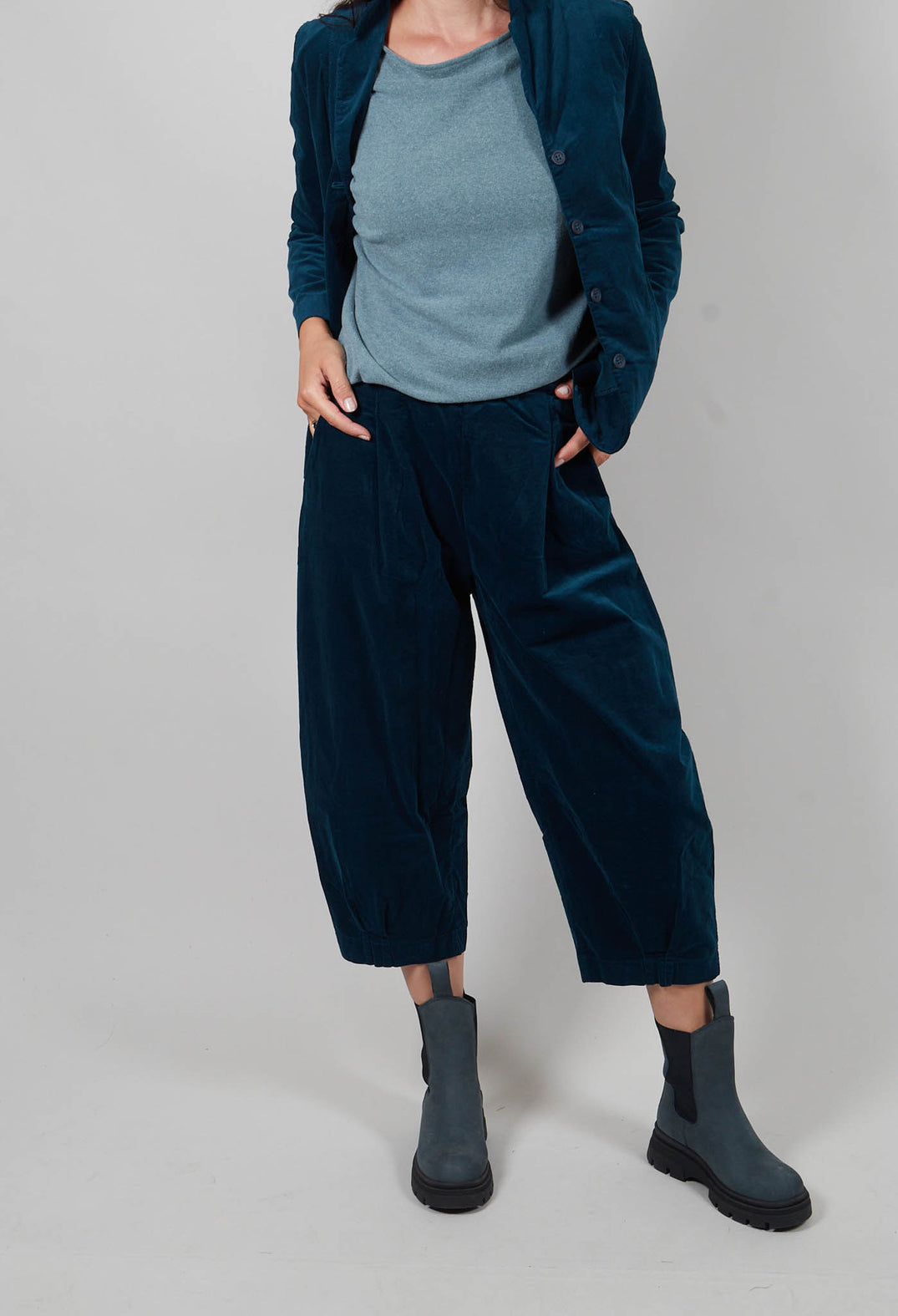 Bianco V Trousers in Atlantic