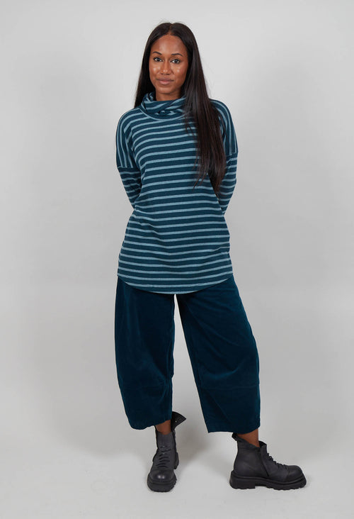 Bill Riga Jumper in Atlantic Wide Stripe