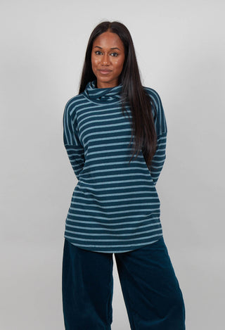 Bill Riga Jumper in Atlantic Wide Stripe