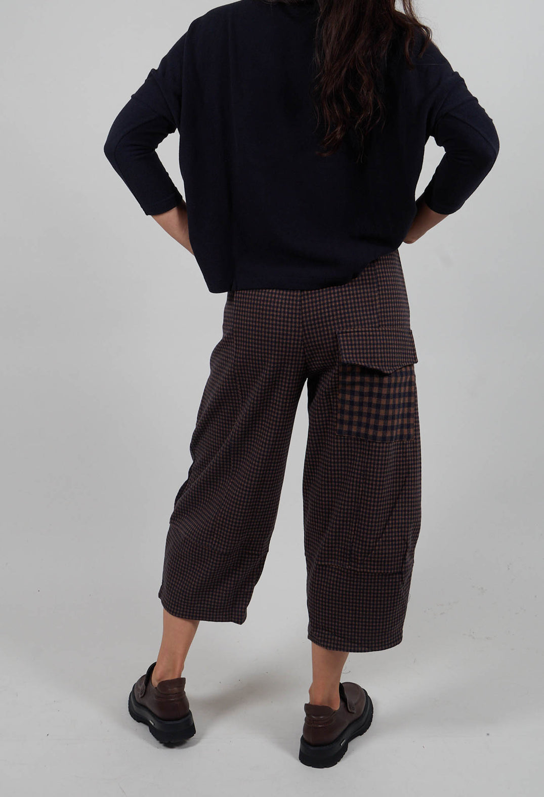 Bimira Trousers in Notte Small Check