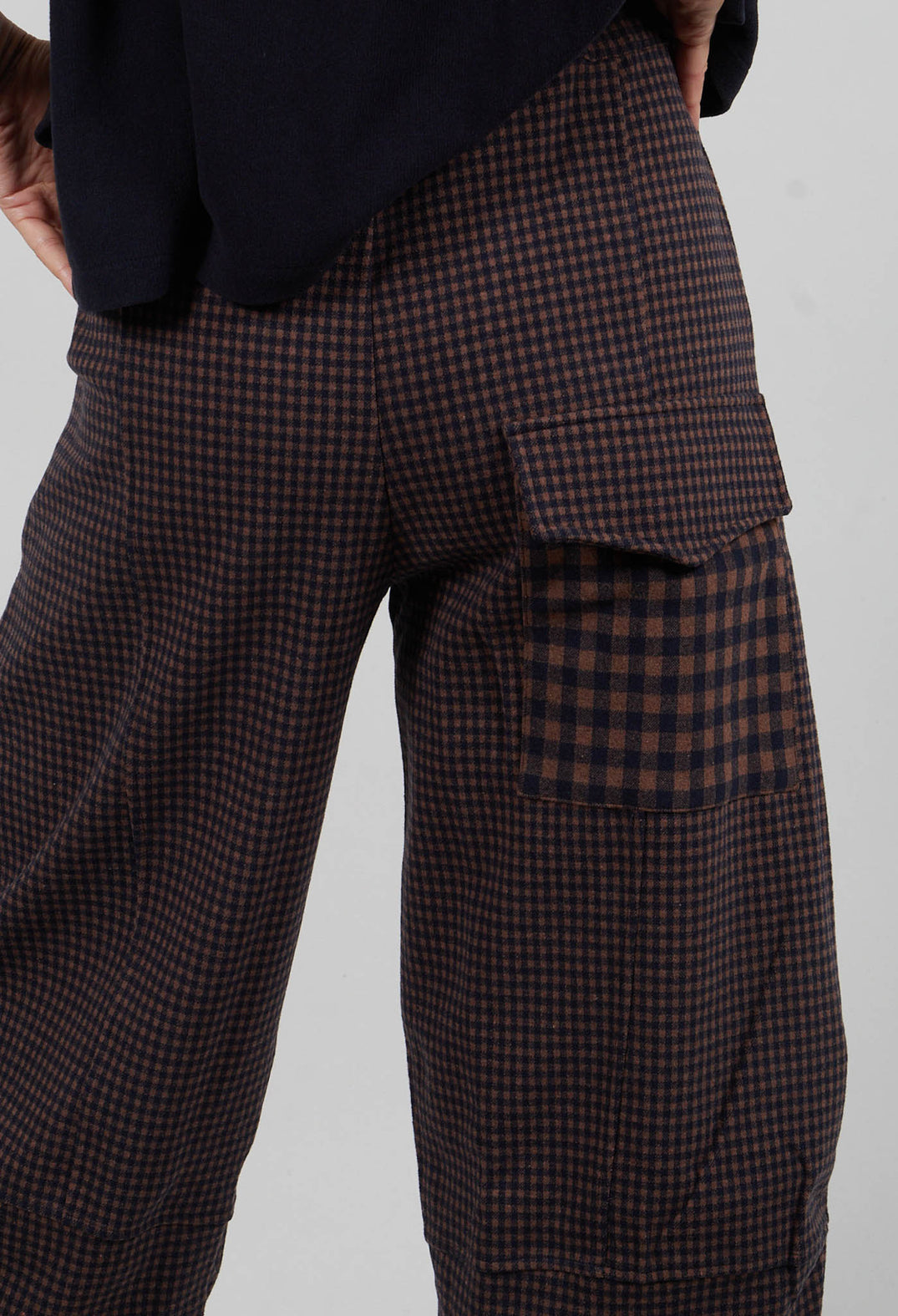 Bimira Trousers in Notte Small Check