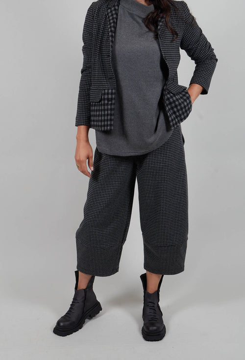 Bimira Trousers in Grigio Small Check