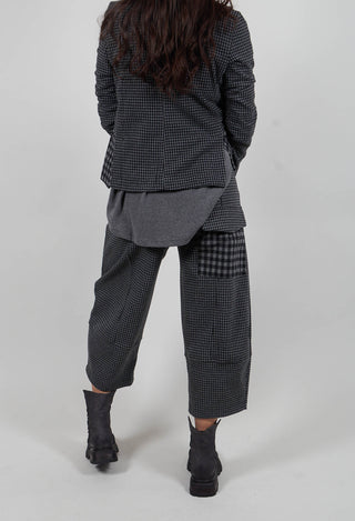 Bimira Trousers in Grigio Small Check