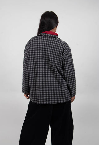Cereale JQ Jacket in Grigio Large Check
