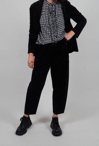 Cervo V Trousers in Nero