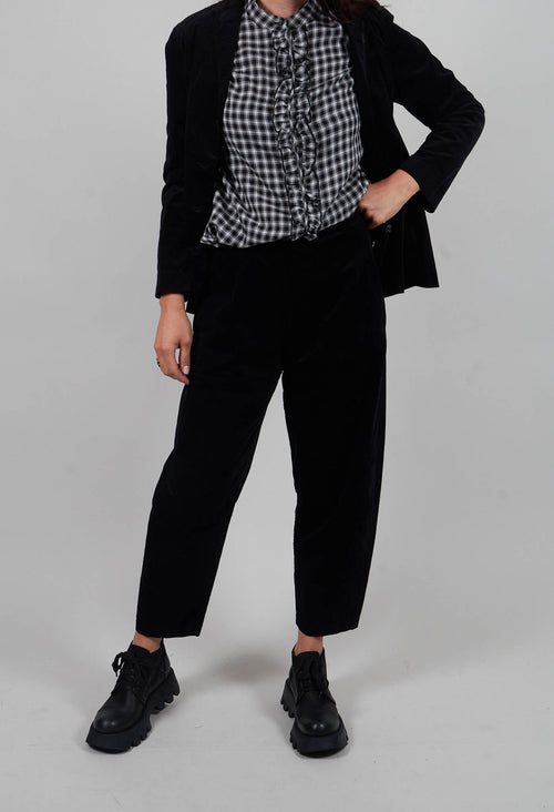 Cervo V Trousers in Nero