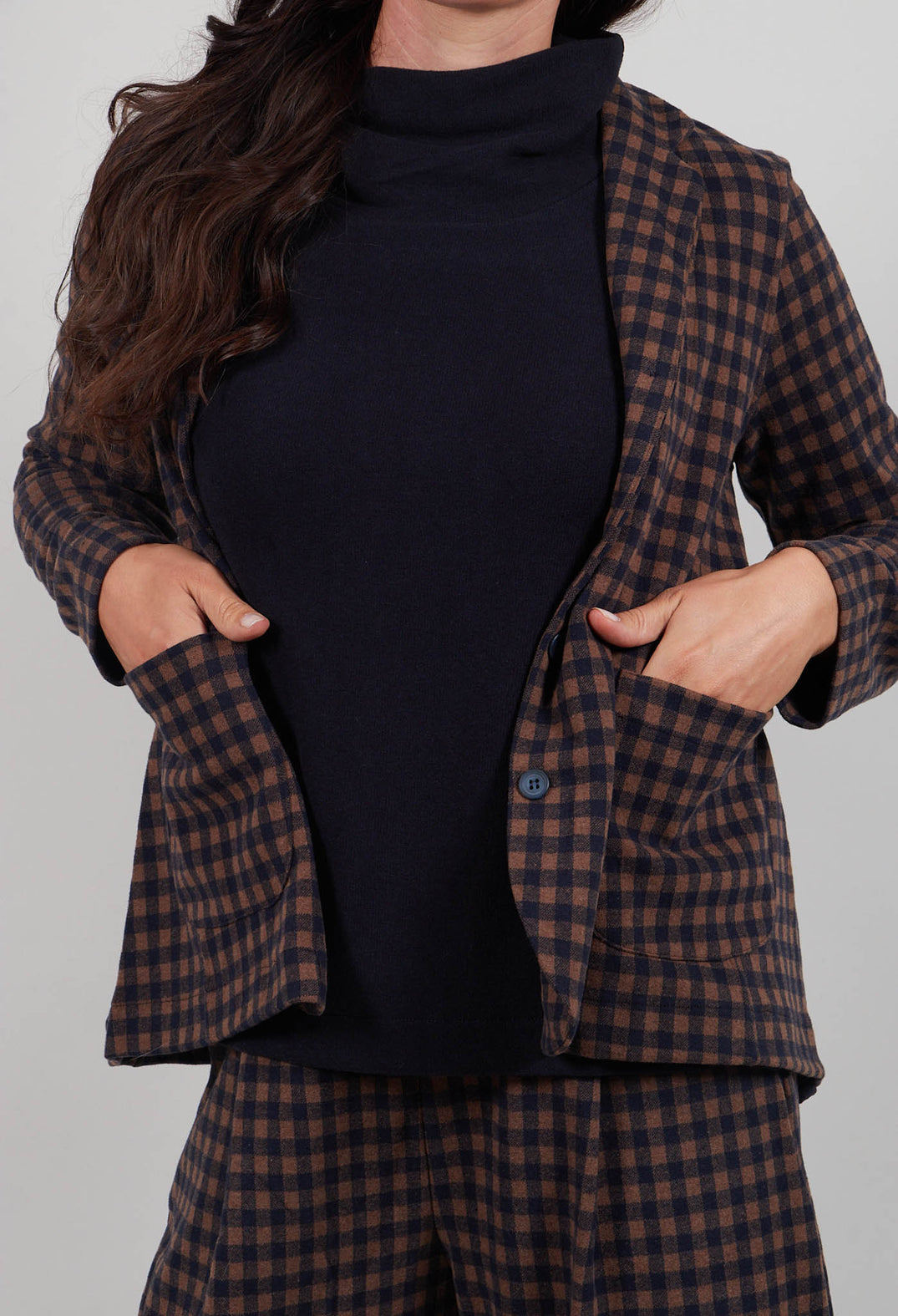 Cimone JQ Jacket in Notte Large Check