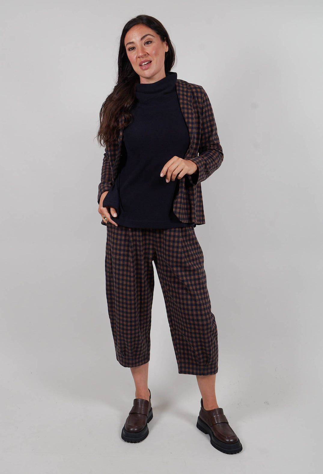 Cimone JQ Jacket in Notte Large Check