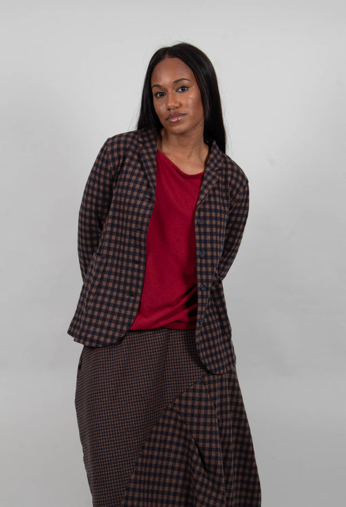 Cimone JQ Jacket in Notte Large Check