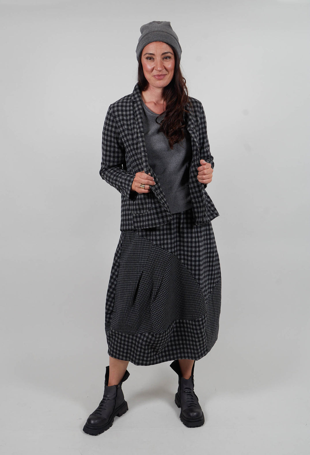 Cimone JQ Jacket in Grigio Large Check