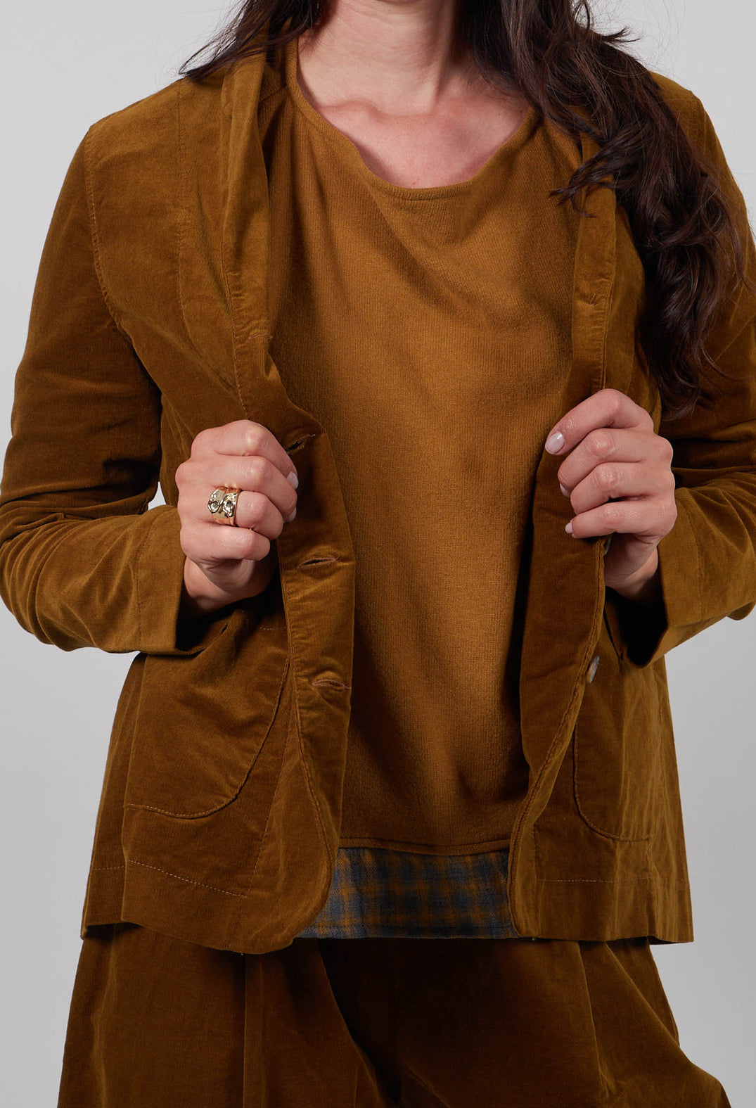 Cimone V Jacket in Caramello