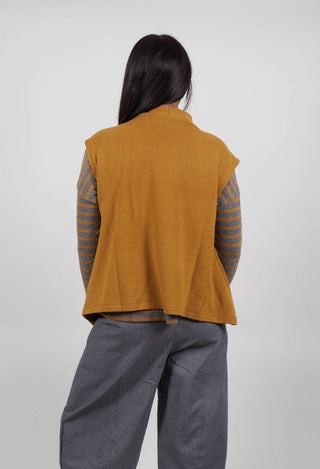 Elva Gilet in Caramello