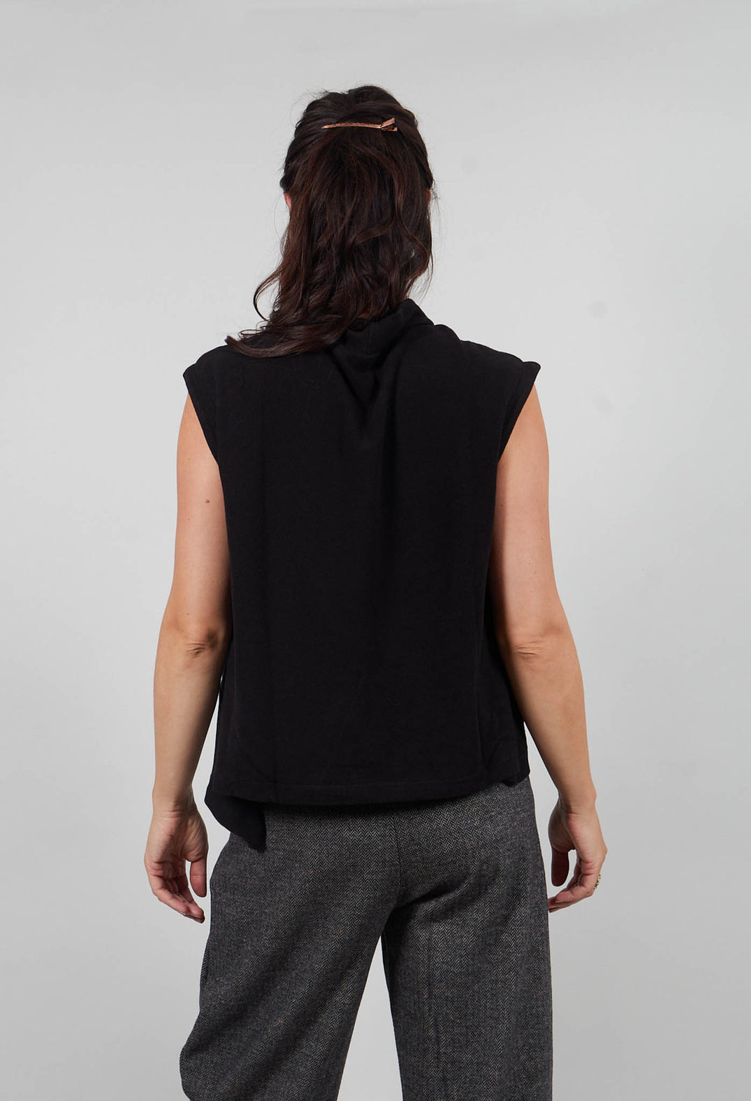 Elva Gilet in Nero