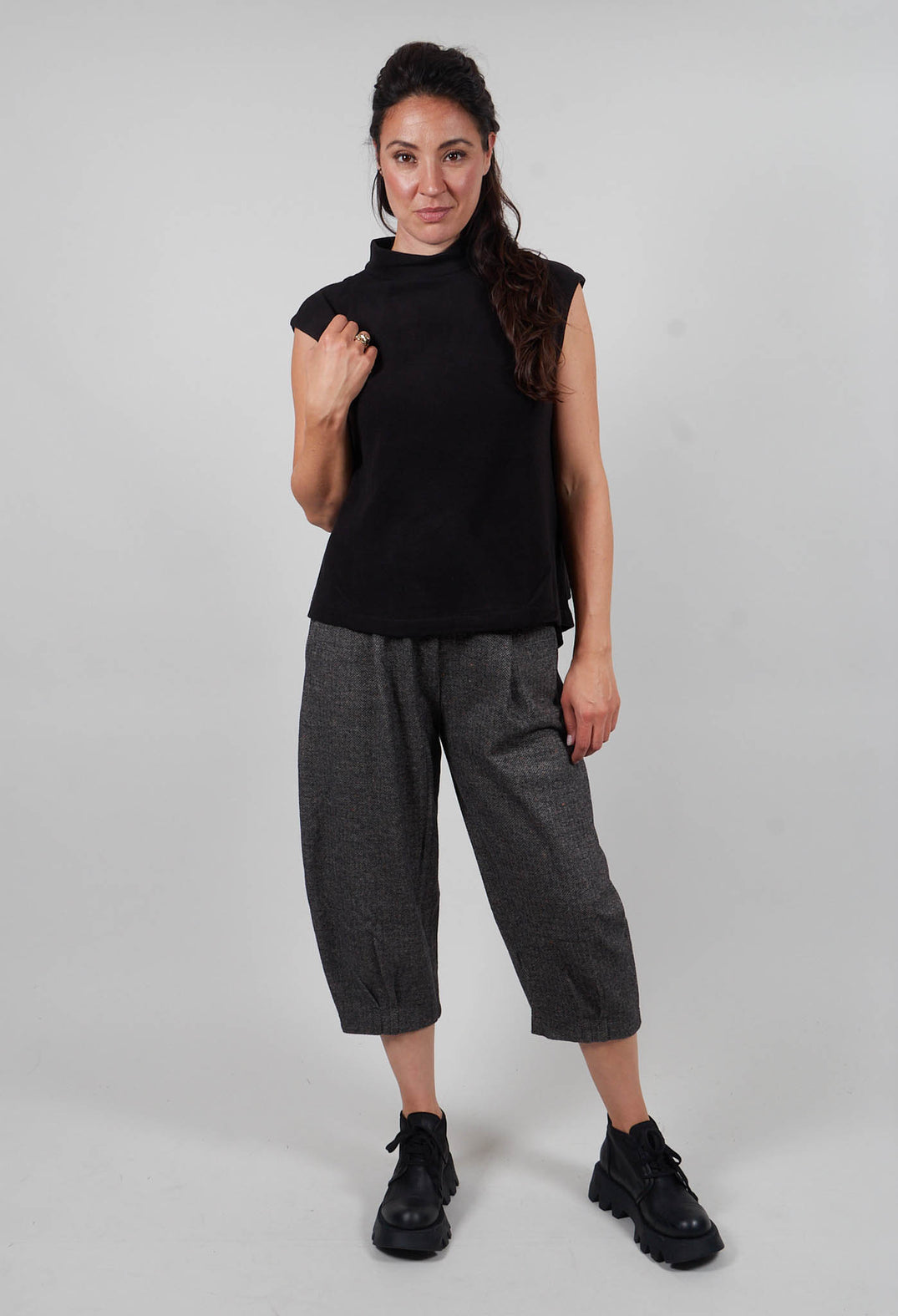 Elva Gilet in Nero