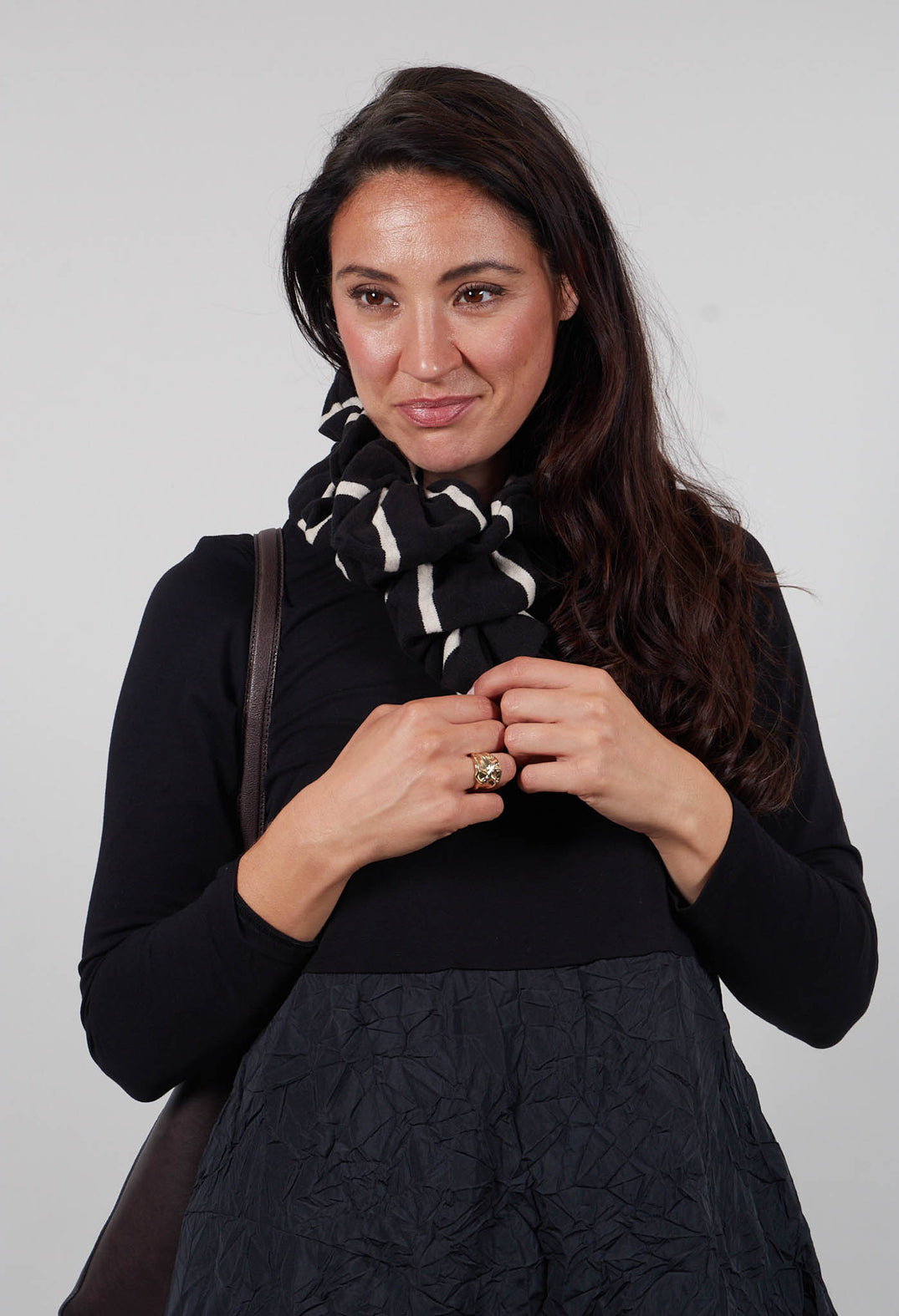 Frou Riga Scarf in Nero