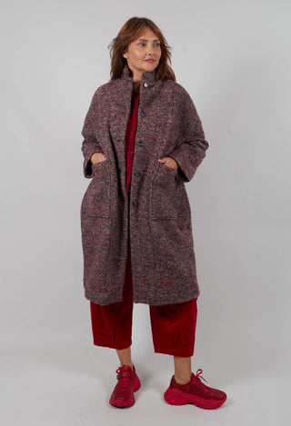 Hannah Coat in Rosso