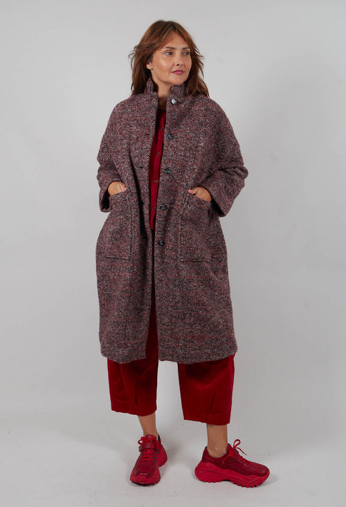 Hannah Coat in Rosso