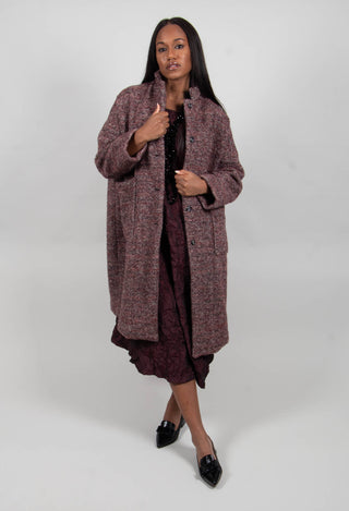Hannah Coat in Rosso