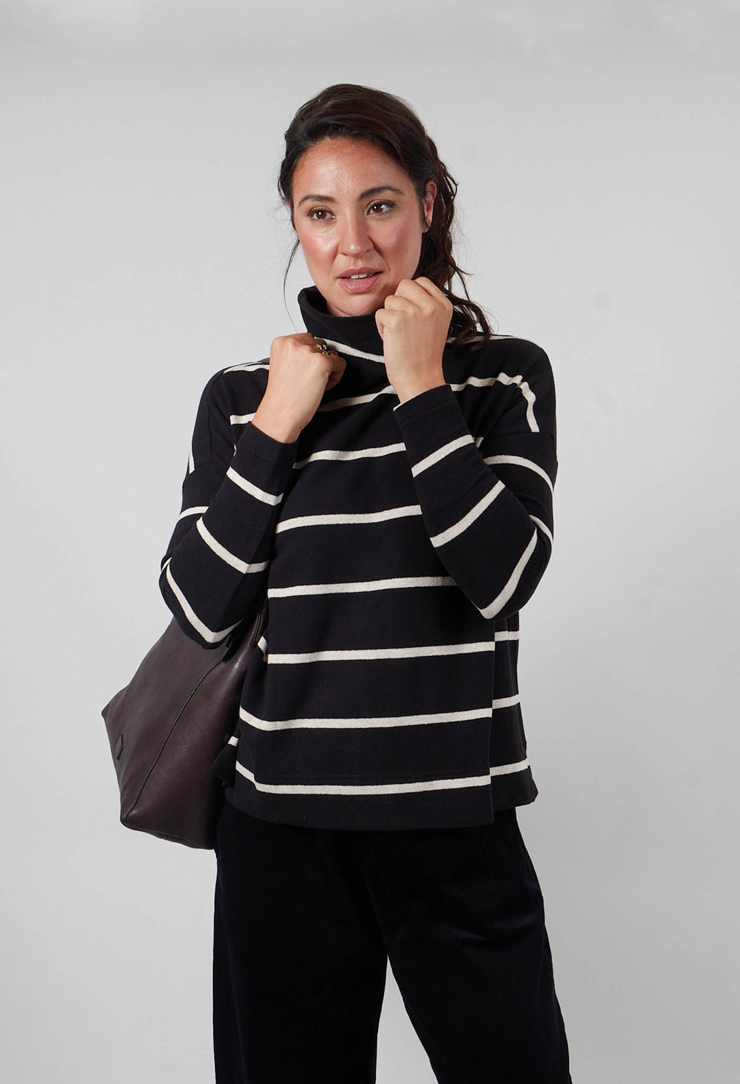 Jade Riga Jumper in Nero