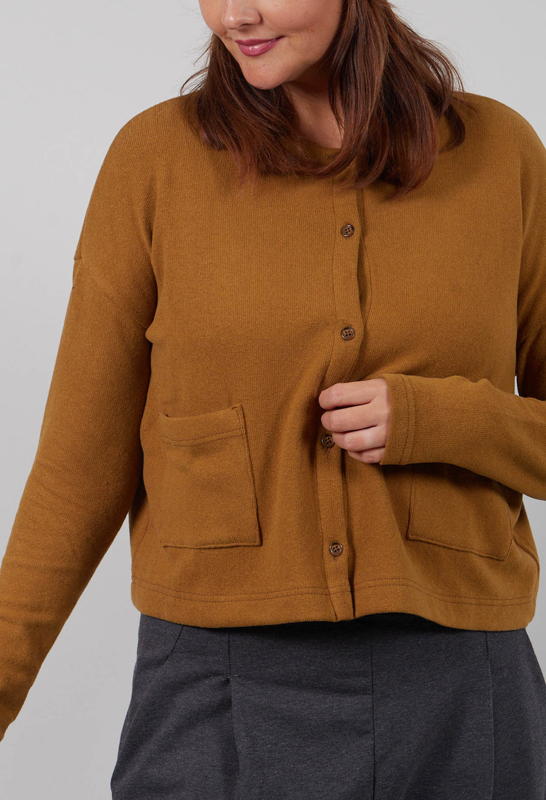 Leah Cardigan in Caramello