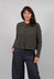 Leah R Cardigan in Caramello Wide Stripe
