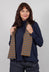 Nule Scarf in Grigio Caramello