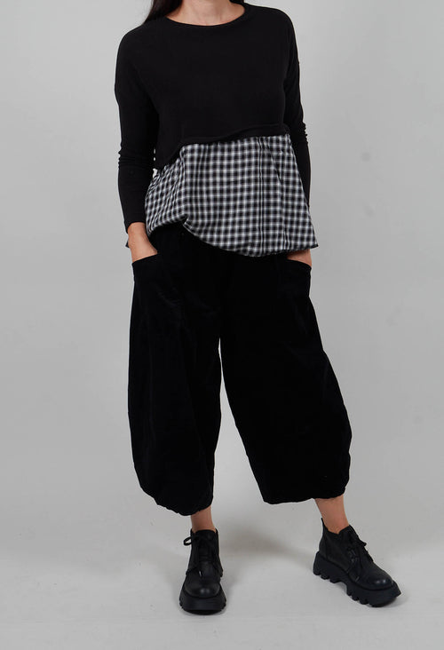 Pace V Trousers in Nero