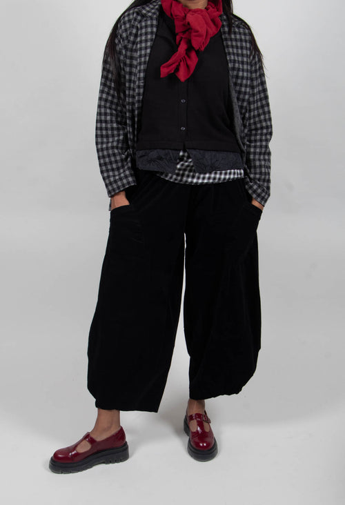 Pace V Trousers in Nero