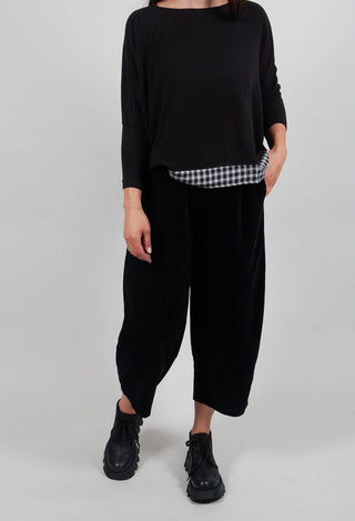Rima V Trousers in Nero