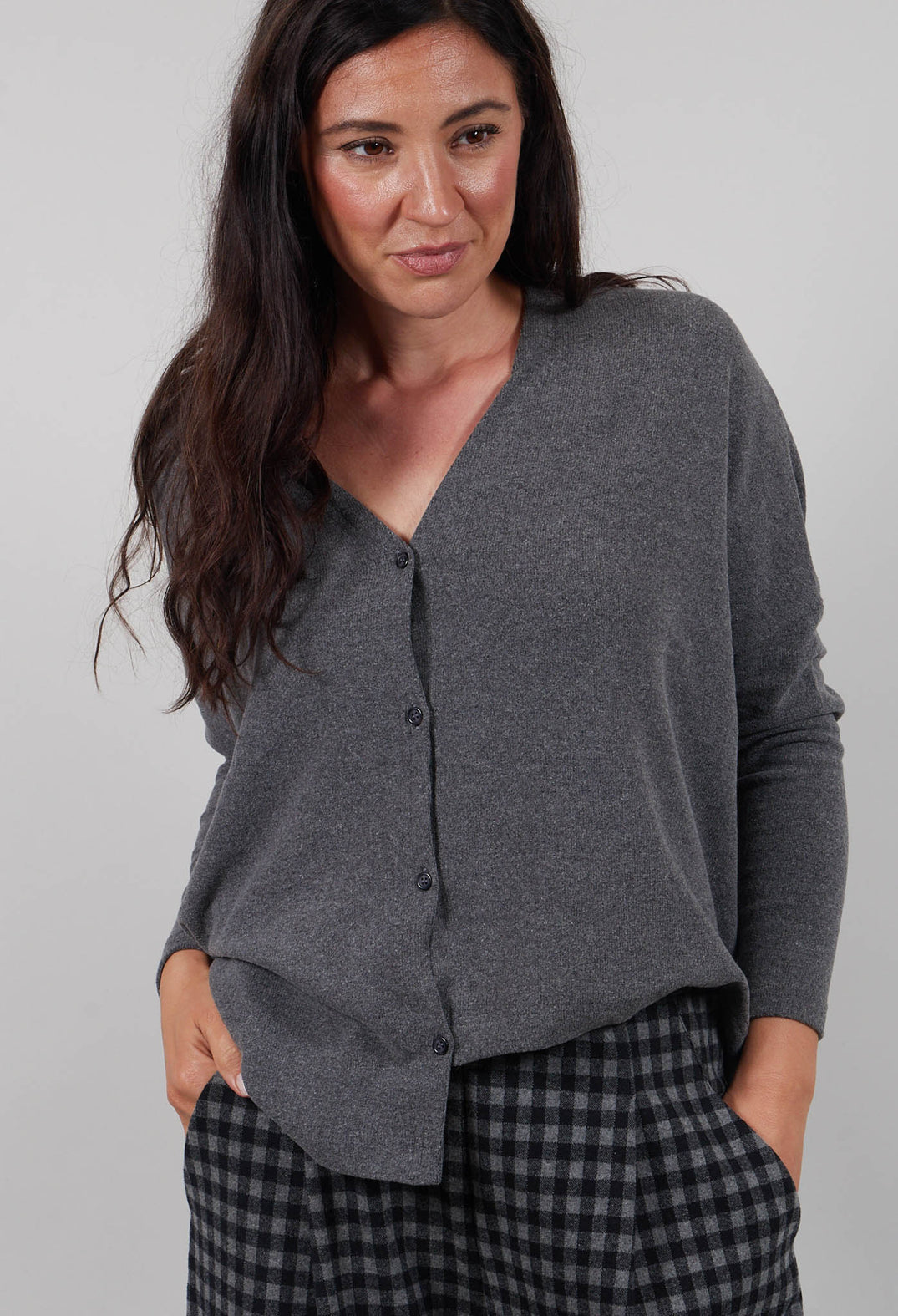 Rubi Cardigan in Grigio