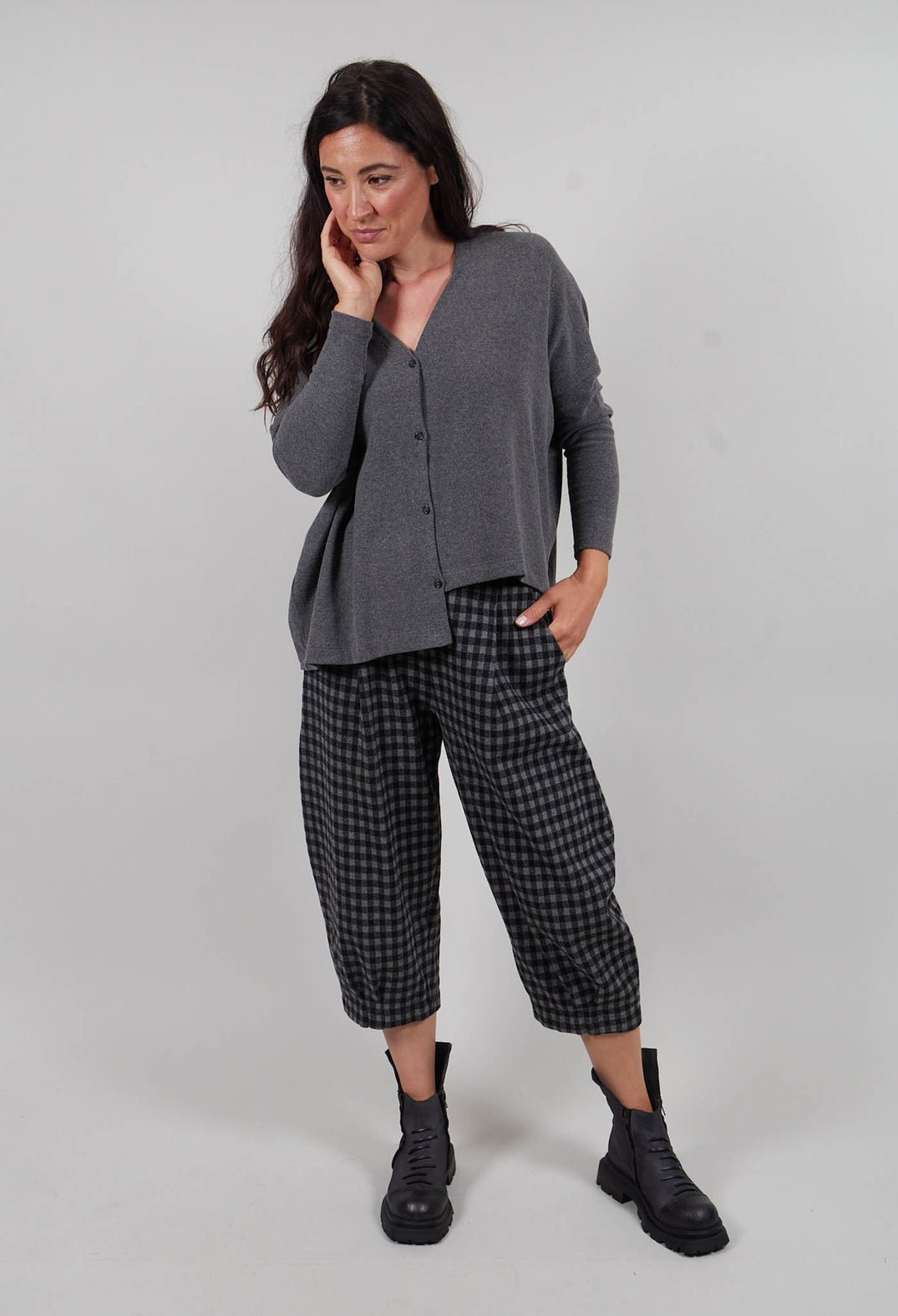Rubi Cardigan in Grigio