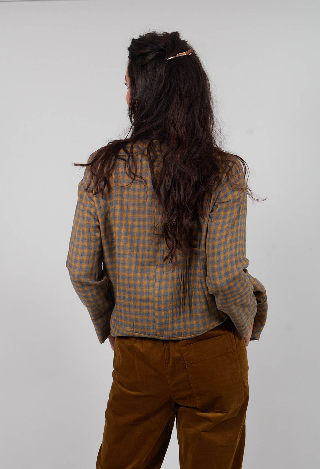Seline S Shirt in Caramello Check