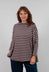 Spino Riga Jumper in Alpaca Wide Stripe