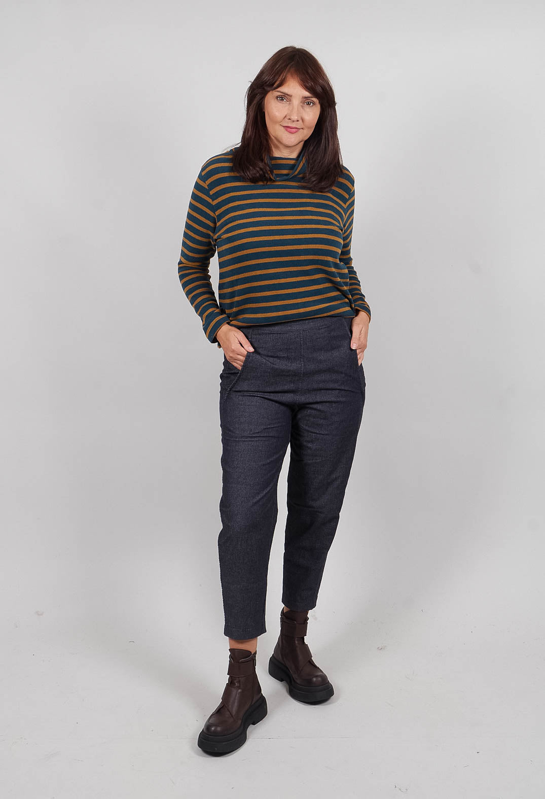Terra D Trousers in Denim
