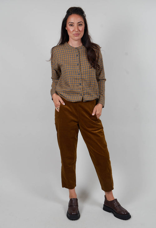 Terra V Trousers in Caramello