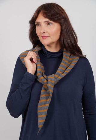 Tippy Riga Scarf in Grigio Wide Stripe