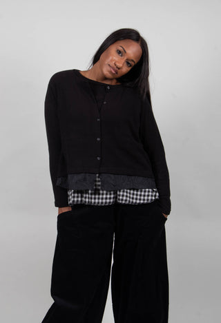 Toro Cardigan in Nero