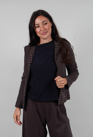 Yasmin Jacket in Notte Small Check
