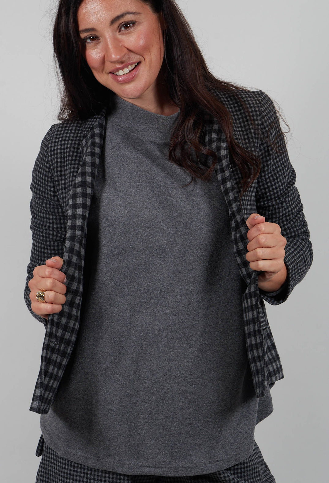 Yasmin Jacket in Grigio Small Check