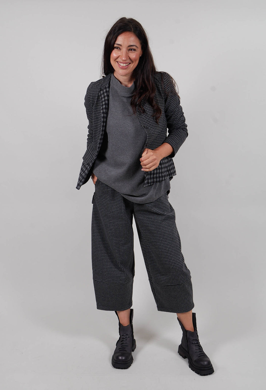 Yasmin Jacket in Grigio Small Check