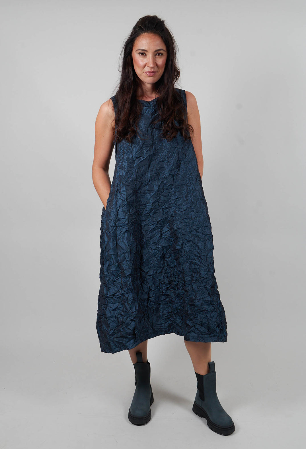 Alma Dress in Atlantic
