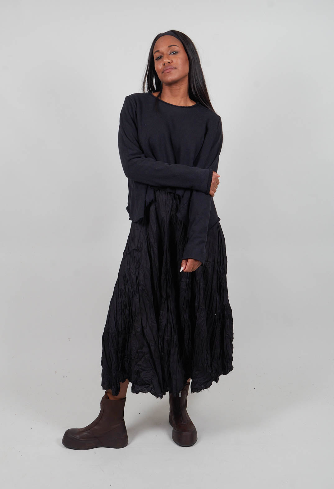 Glamgone Top in Kaviar