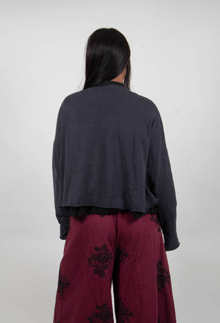 Glamgone Top in Kaviar