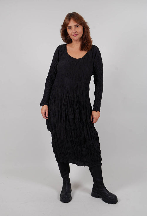 Regen Dress in Kaviar