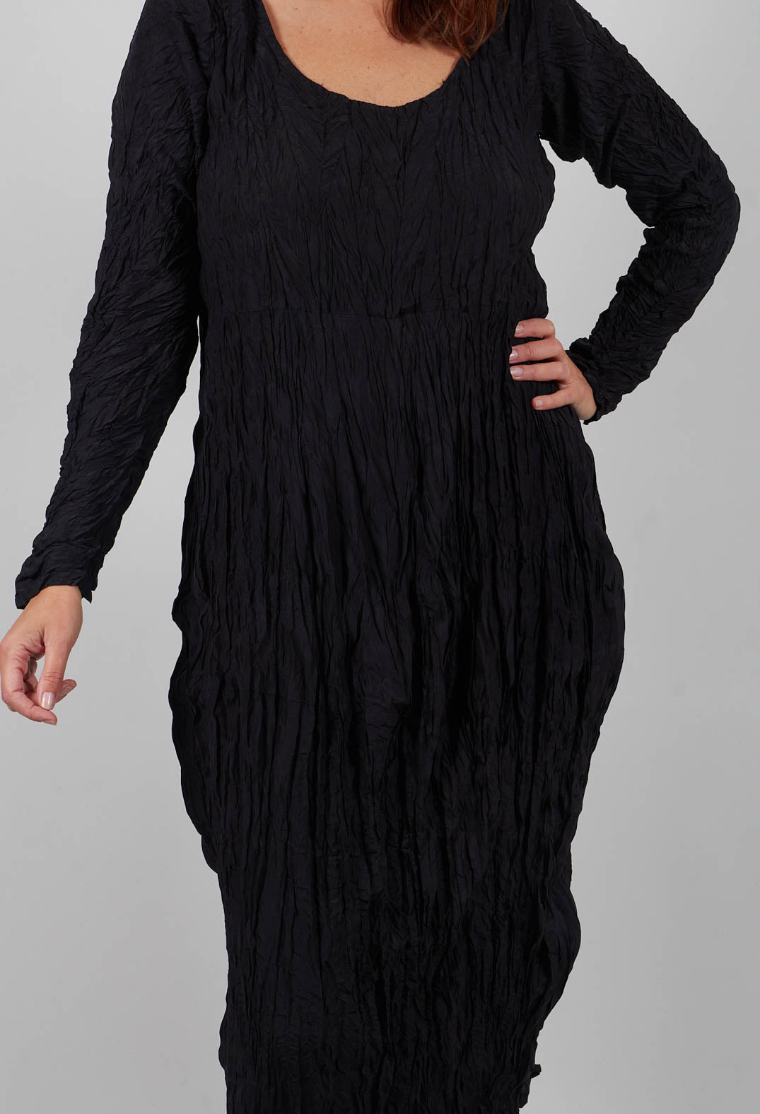 Regen Dress in Kaviar