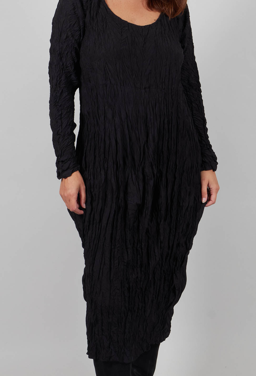 Regen Dress in Kaviar
