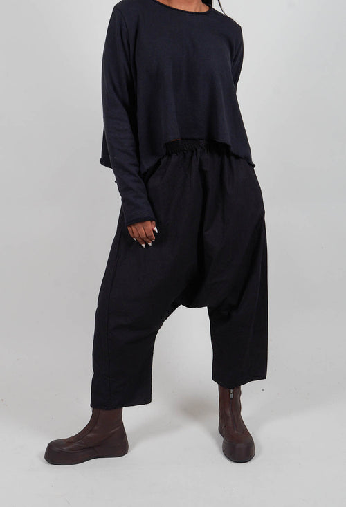 Zaunetz Trousers in Kaviar