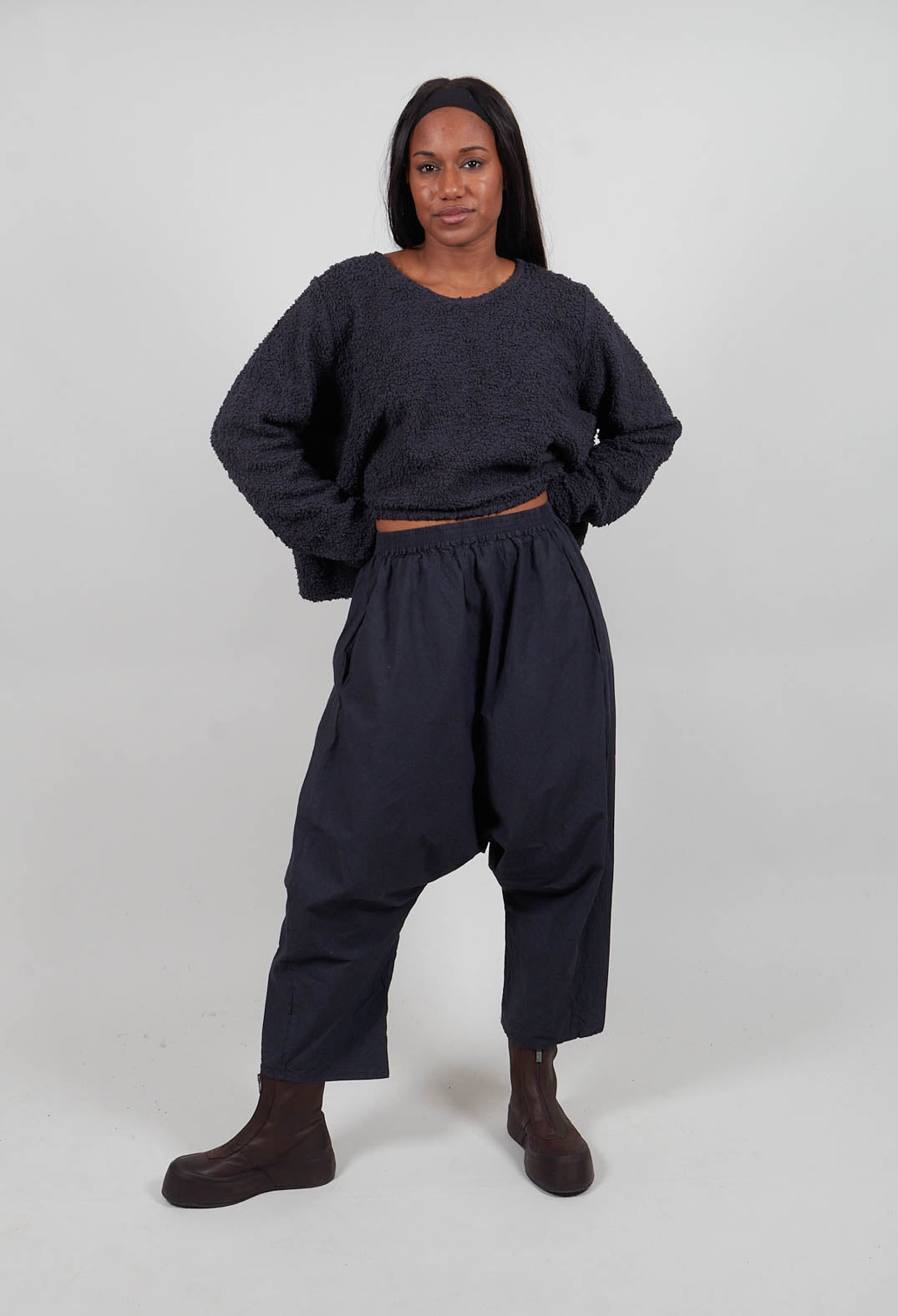 Zaunetz Trousers in Satt
